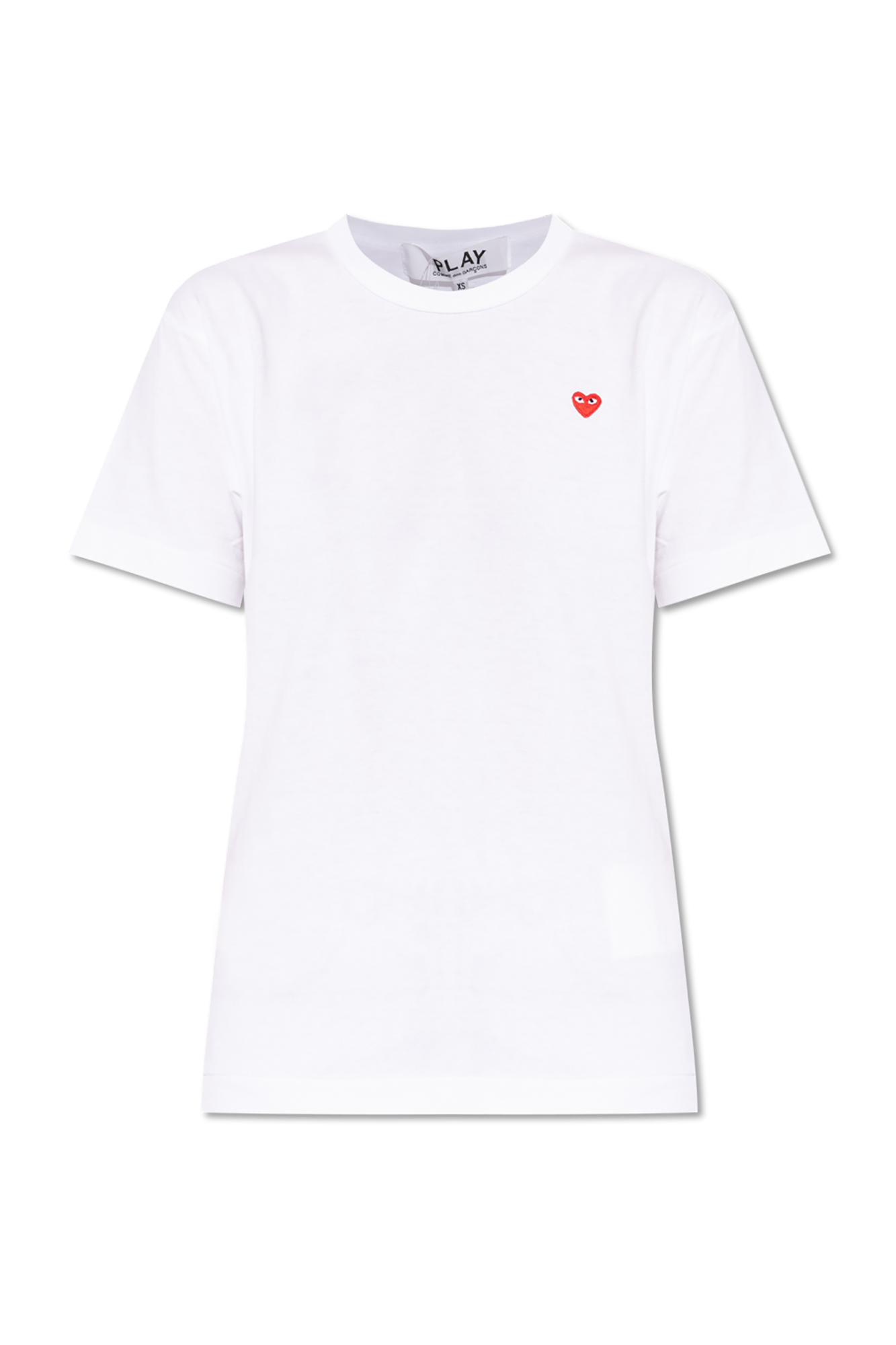 White T shirt with logo patch Comme des Garcons Play Vitkac Germany